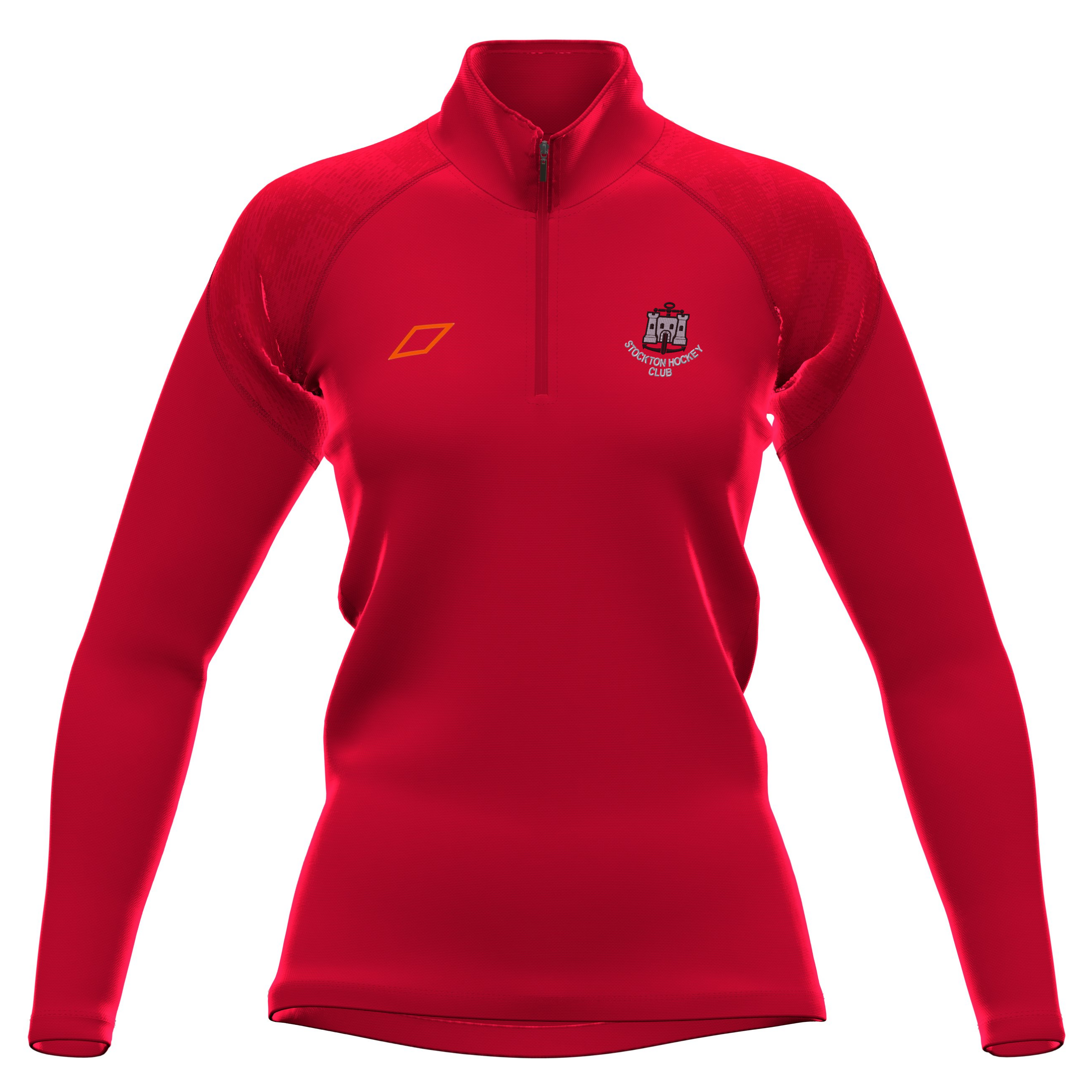 grays-stockton-hc-gts-1-4-zip-pile-donna-rosso image 2