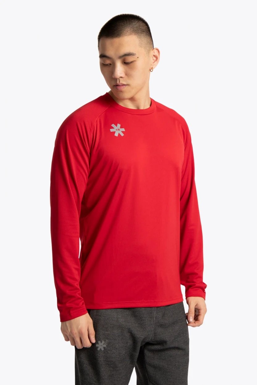 osaka-men-training-tee-manica-lunga-rosso image 2