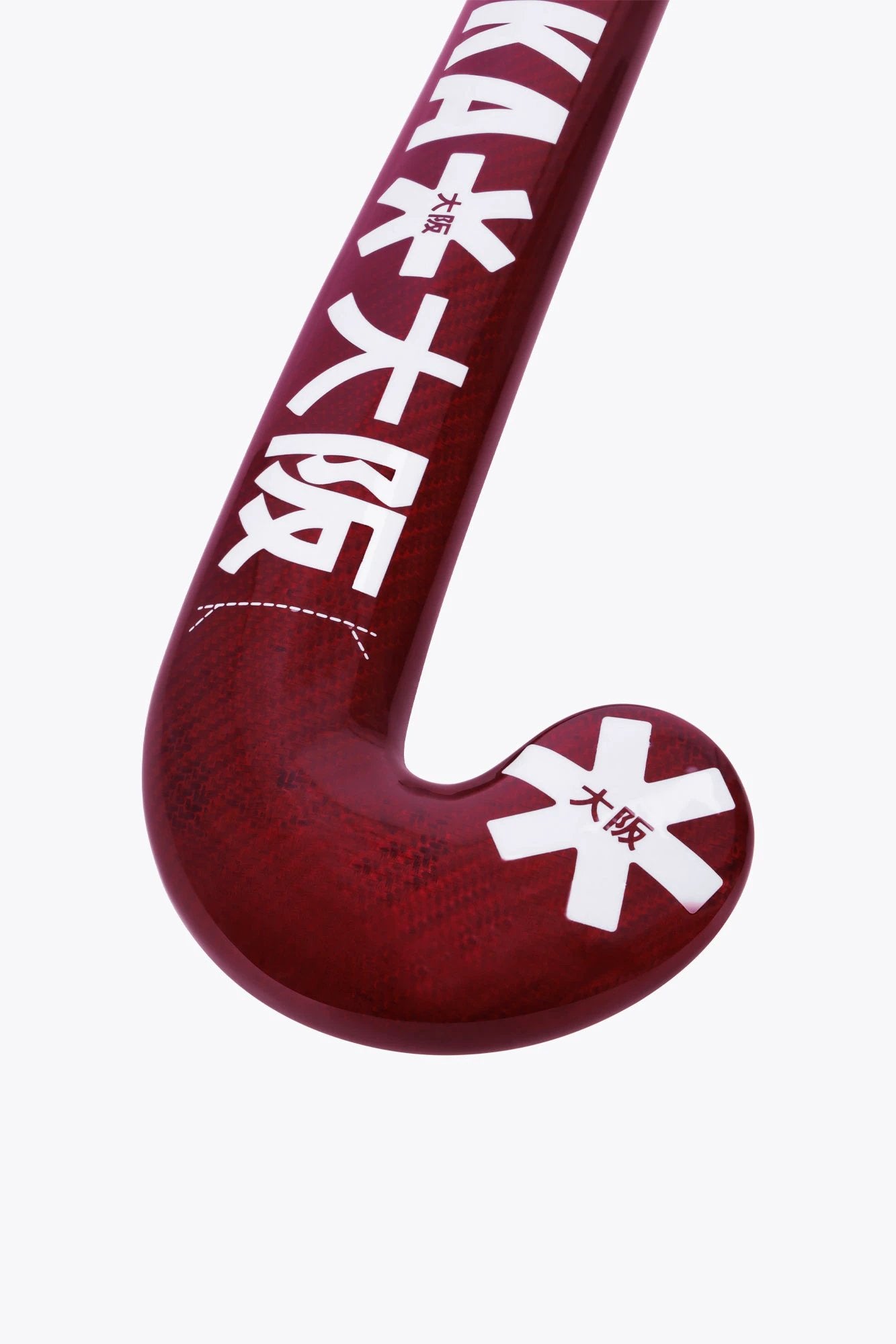 osaka-field-hockey-stick-mid-bow-85-cherry-lacquer image 2