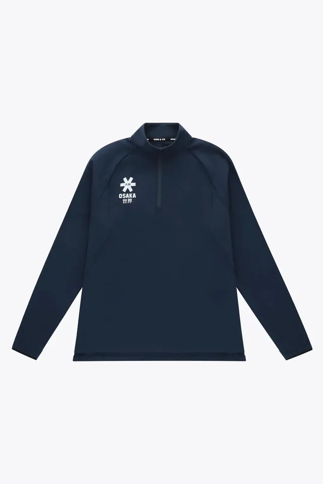 osaka-felpa-half-zip-donna-navy image 1