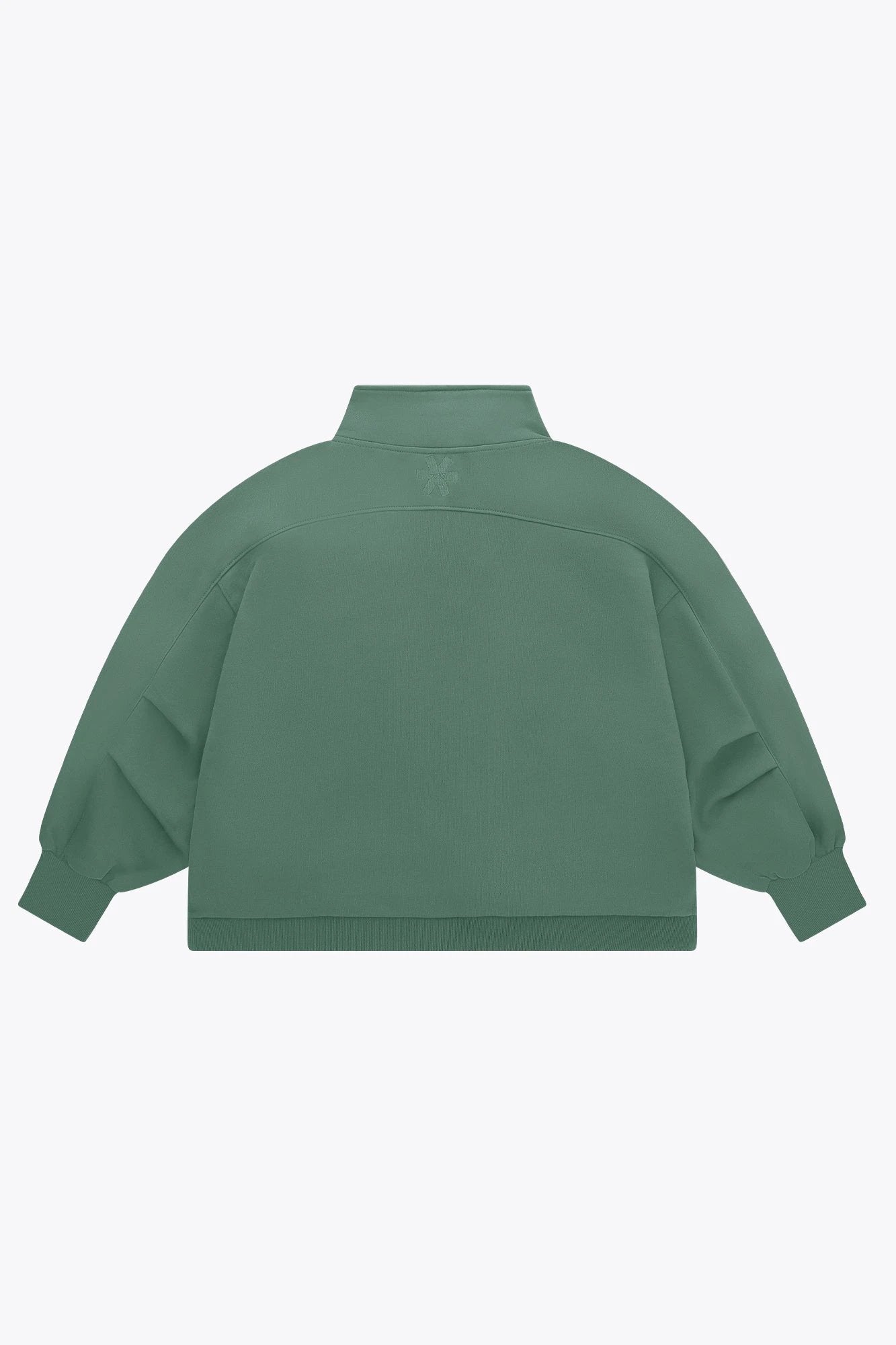 osaka-cropped-half-zip-donna-bayou-green image 2
