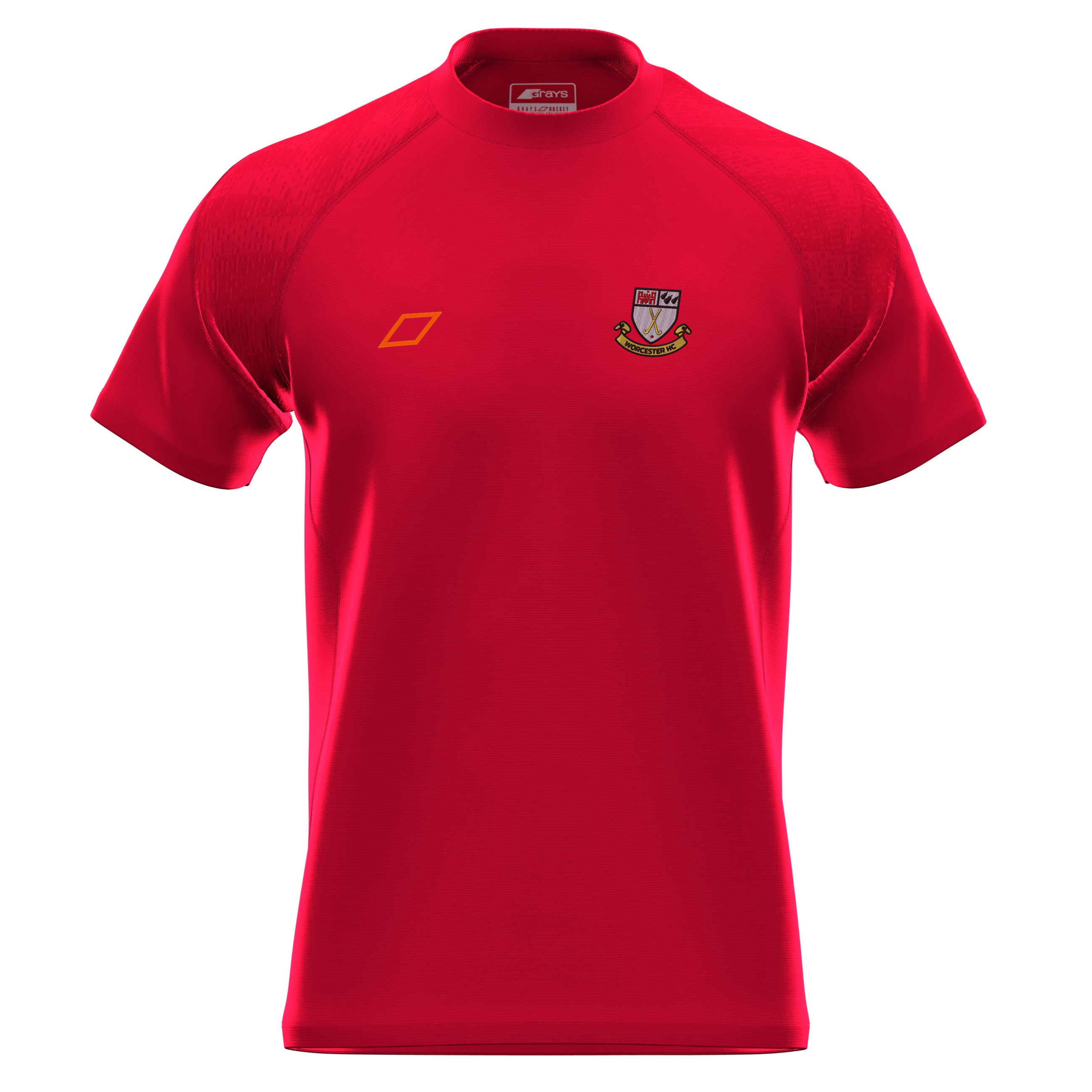 grays-worcester-hc-junior-maglia-gts-s-s-rossa image 1
