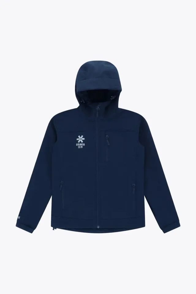 osaka-kids-softshell-giacca-con-cappuccio-blu-navy image 1