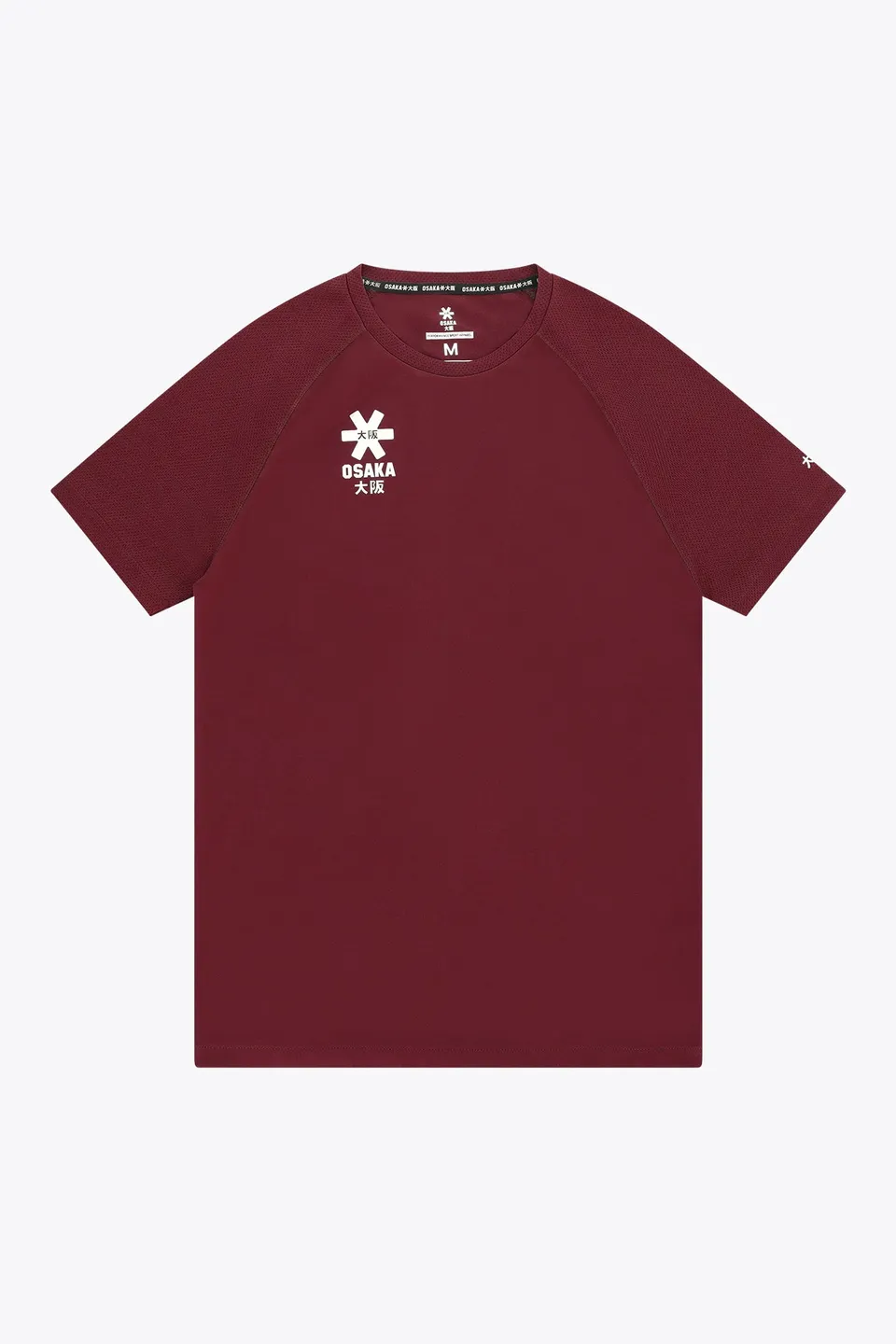 osaka-men-training-tee-bordeaux image 1