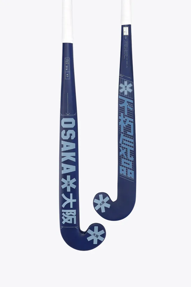 osaka-indoor-hockey-stick-mid-bow-wd-mazza-indoor-legno-navy-peony image 1