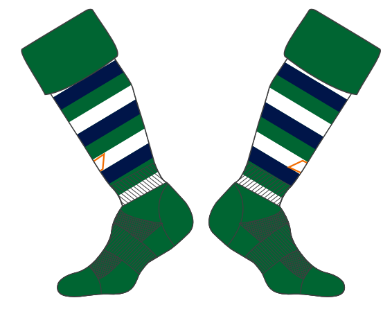 grays-g650-calze-havant-hc-verde-bianco-adulto image 1