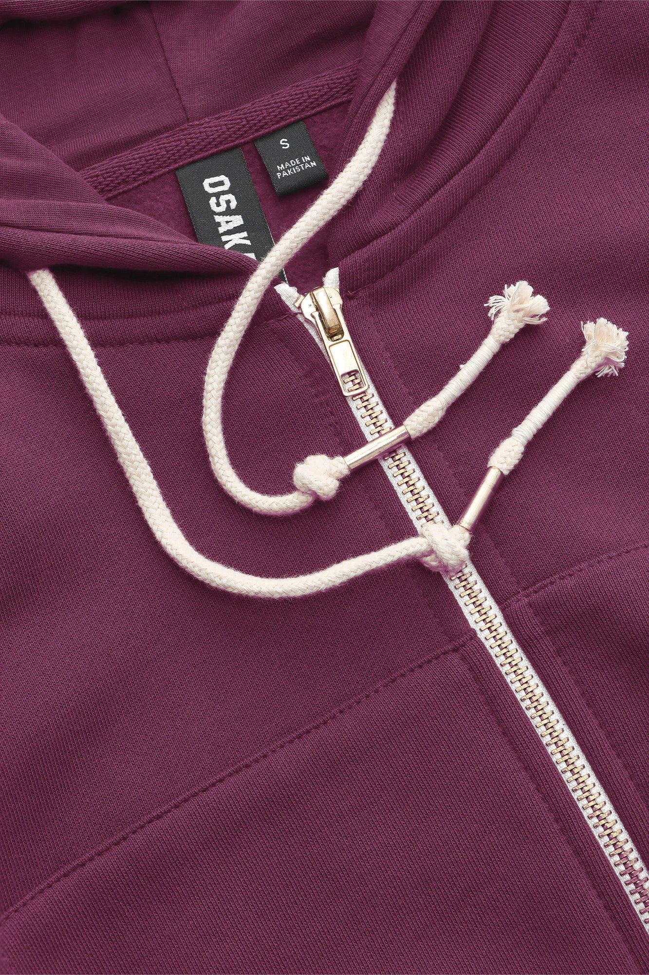 osaka-felpa-donna-cropped-full-zip-cherry-lacquer image 7