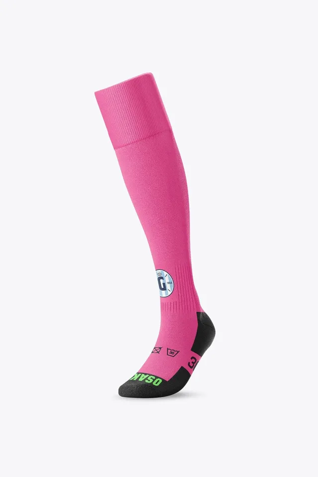 osaka-gantoise-x-think-pink-calze-hockey-ehl-fluo-pink image 1
