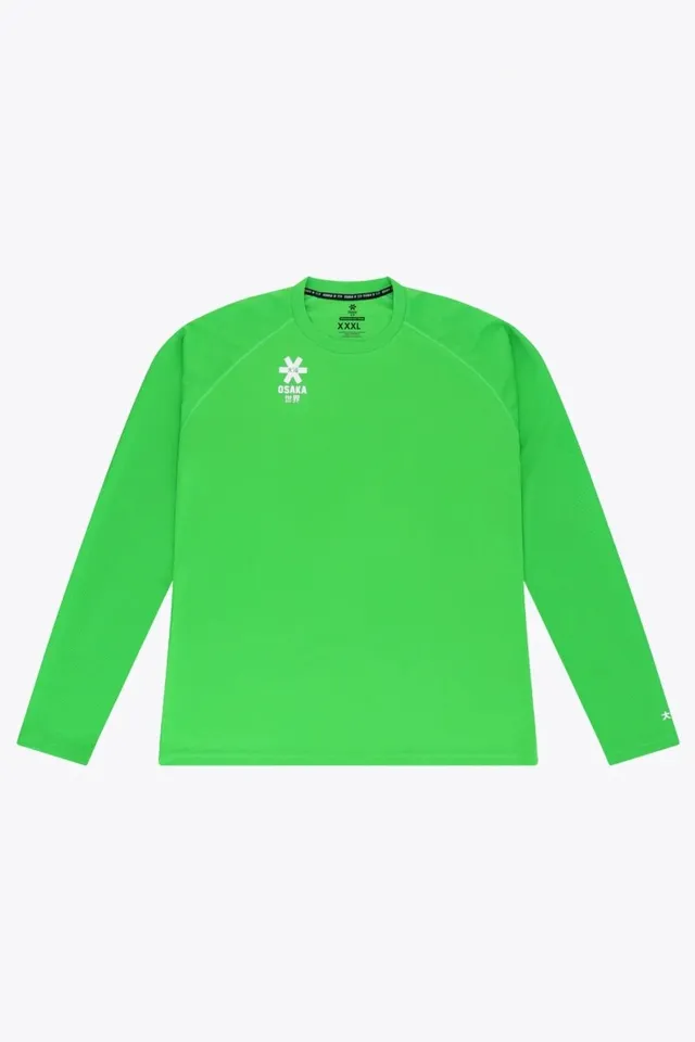 osaka-keeper-tee-maglia-portiere-hockey-manica-lunga-verde-fluo image 1