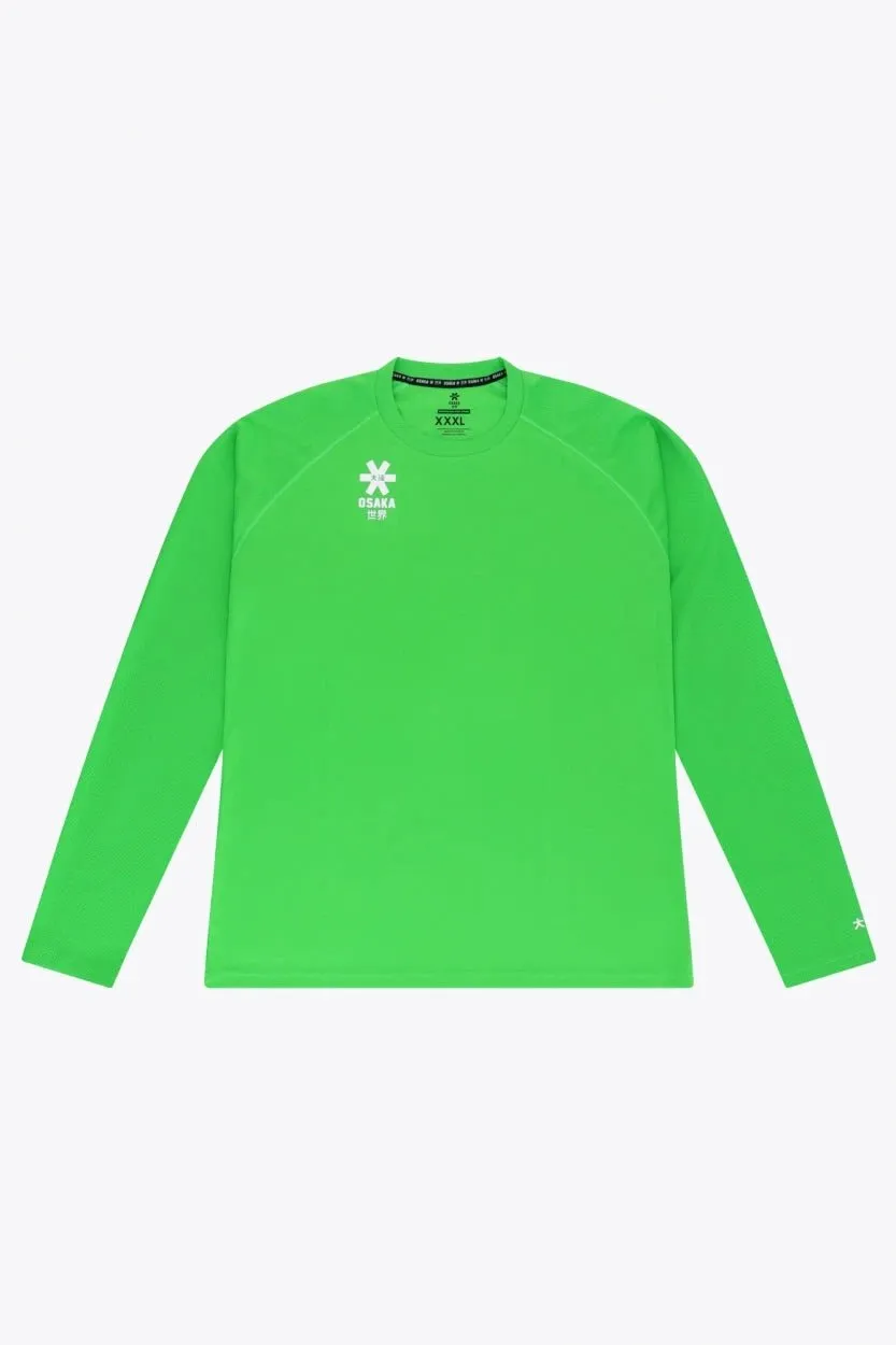 osaka-keeper-tee-maglia-portiere-hockey-manica-lunga-verde-fluo image 1