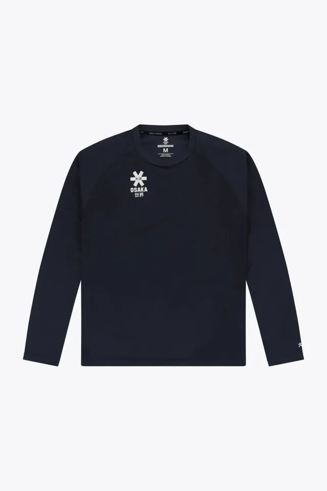 osaka-men-training-tee-long-sleeve-black-maglia-allenamento-manica-lunga-uomo image 1