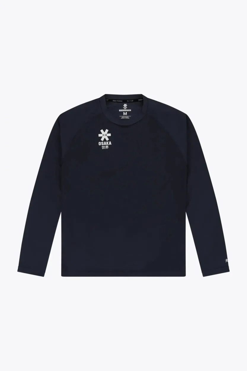 osaka-men-training-tee-long-sleeve-black-maglia-allenamento-manica-lunga-uomo image 1