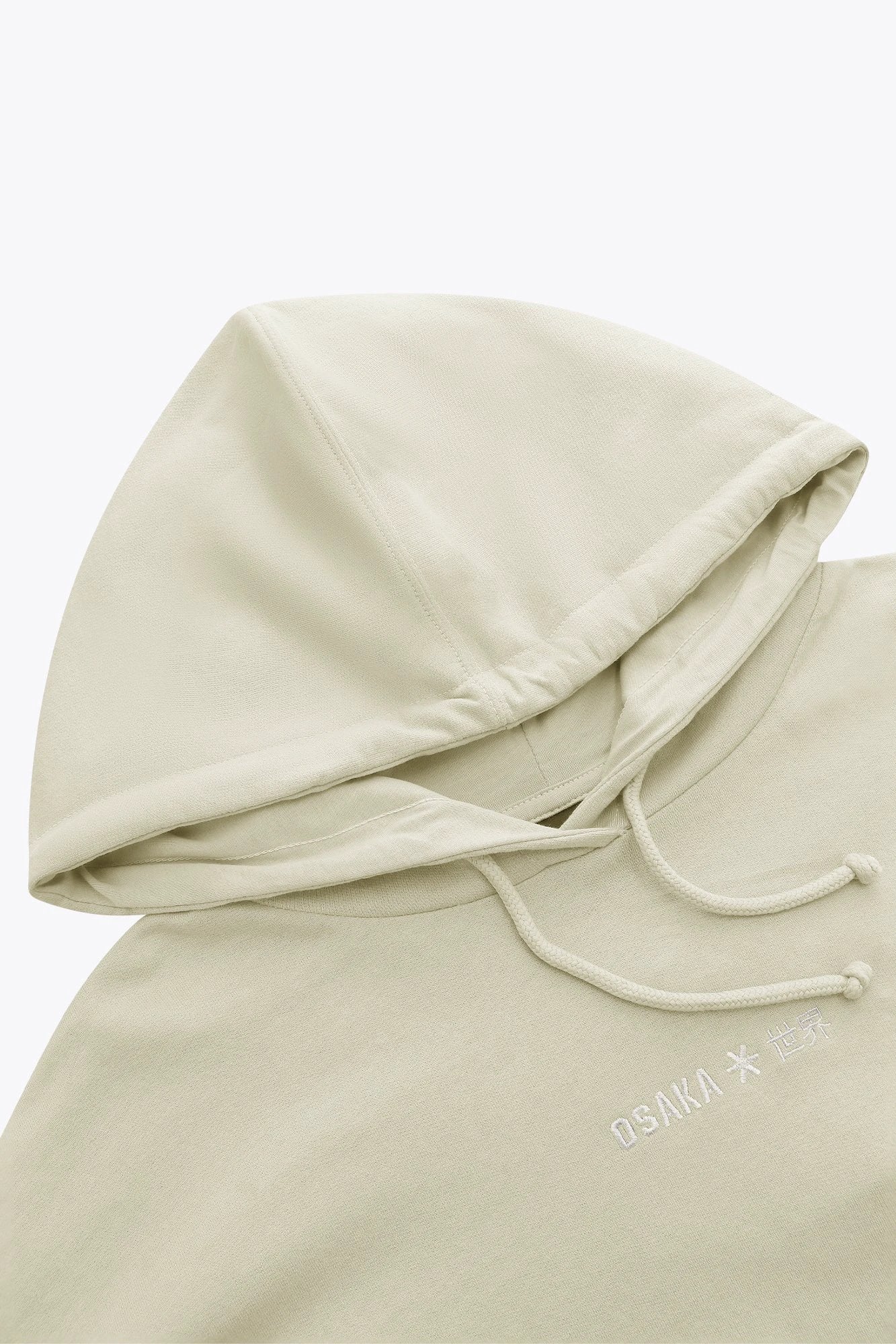 osaka-women-cropped-hoodie-felpa-cappuccio-donna-warm-grey image 3