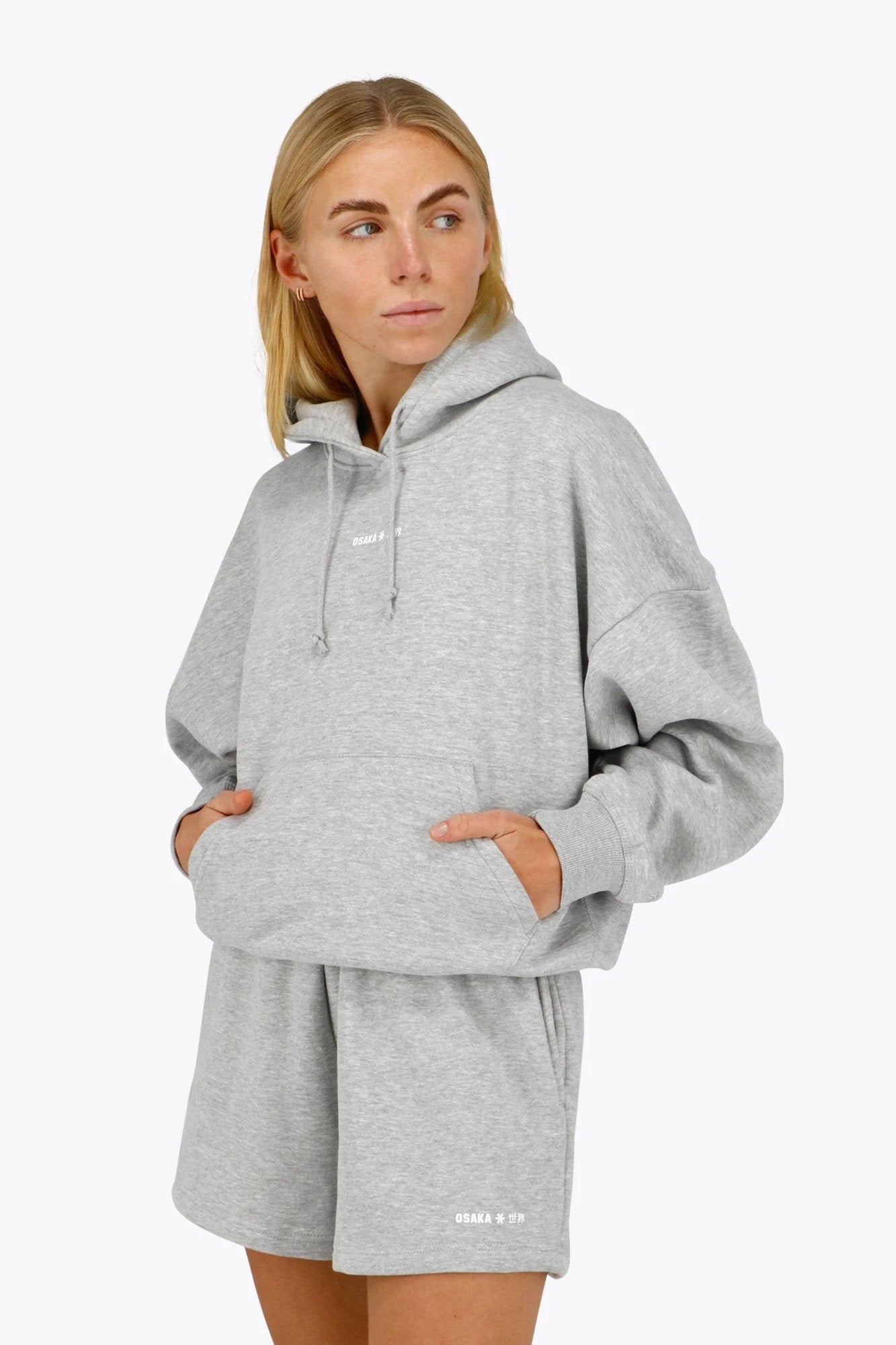 osaka-women-hoodie-shibui-felpa-donna-grigio-chin image 2