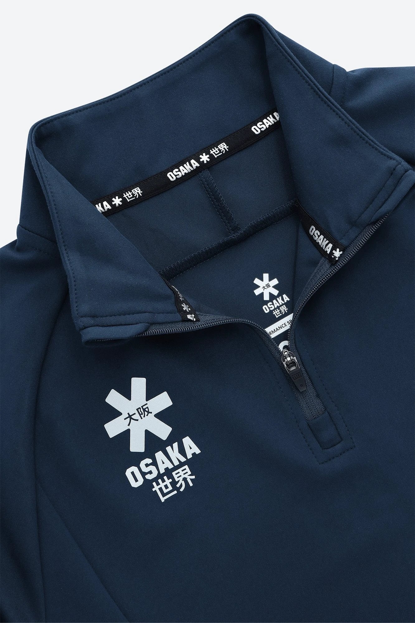 osaka-kids-half-zip-felpa-sportiva-navy image 3