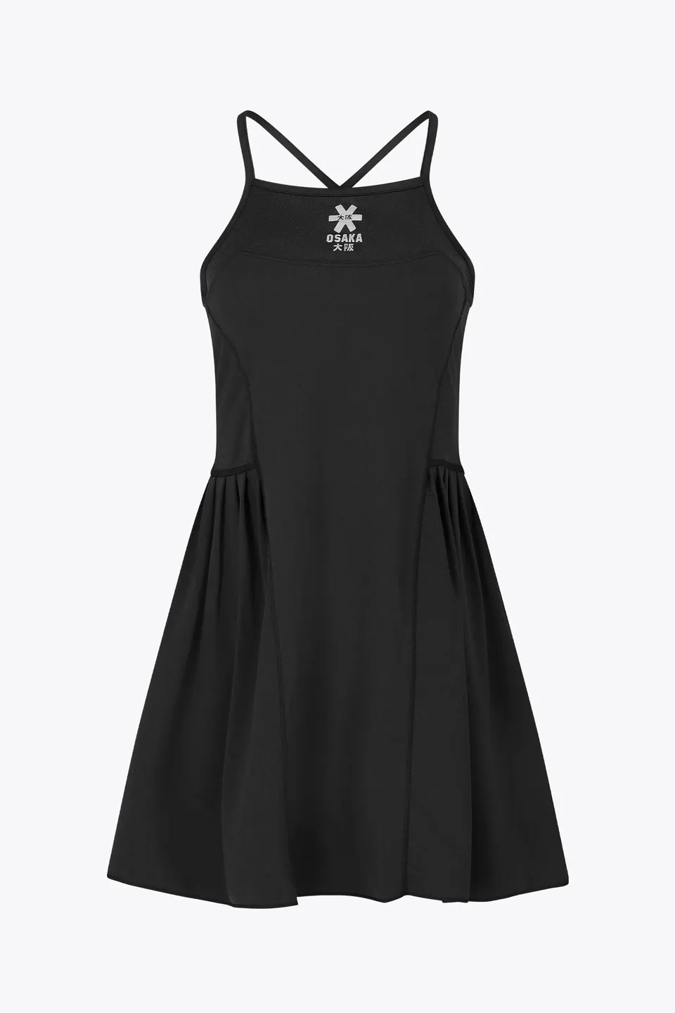 osaka-women-pleated-tech-dress-donna-nero image 1