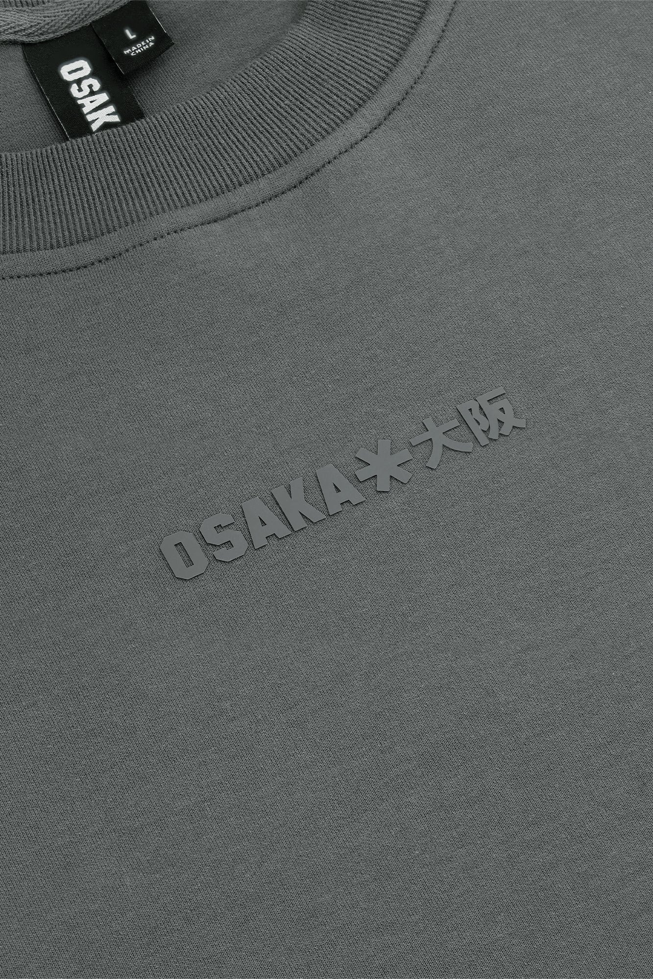 osaka-unisex-sweater-neo-knit-dark-grey-melange image 3