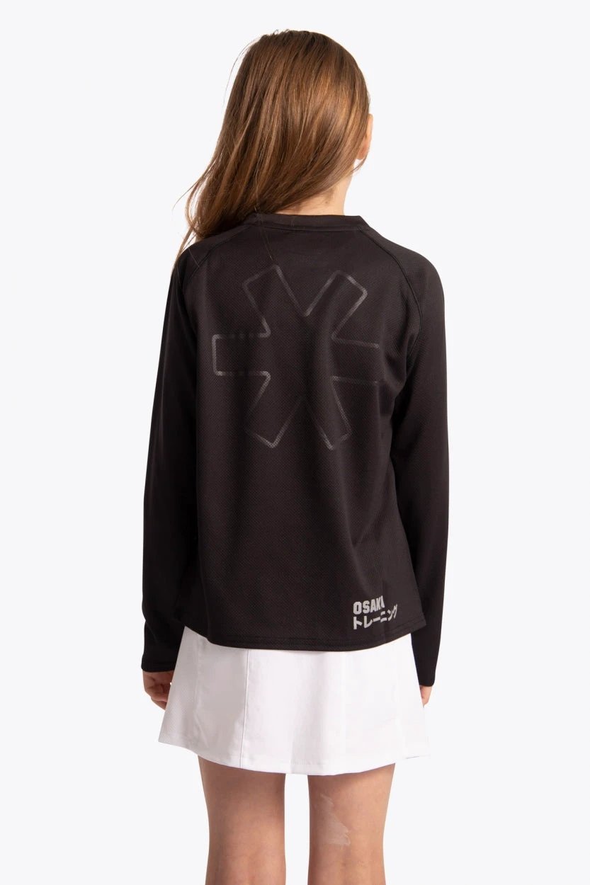 osaka-kids-training-tee-long-sleeve-nero image 4