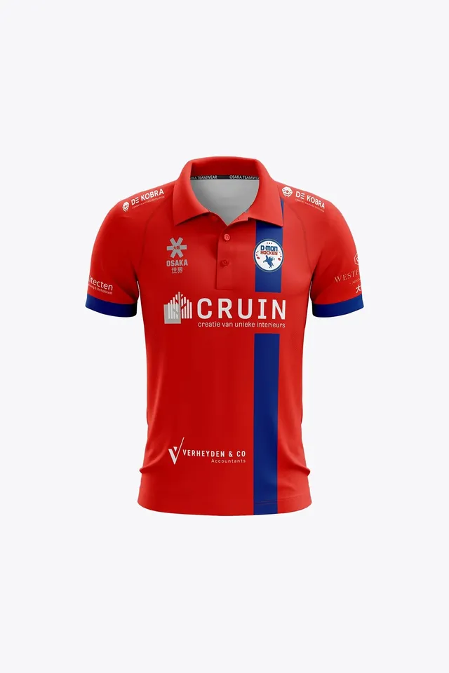 osaka-dendermonde-kids-polo-jersey-rosso image 1