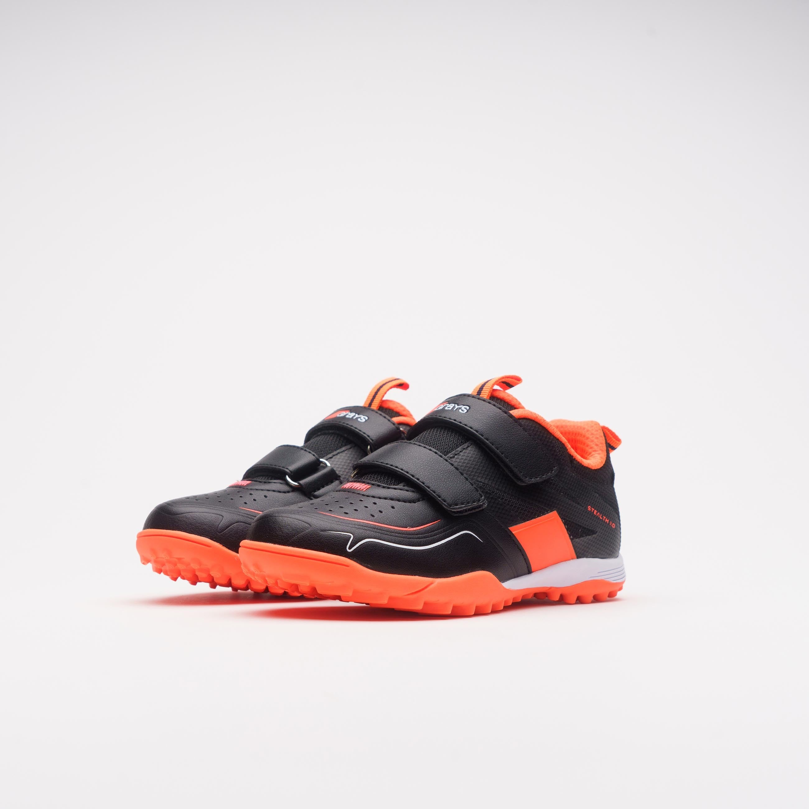 grays-stealth-mini-scarpa-hockey-junior-nero-arancione image 4