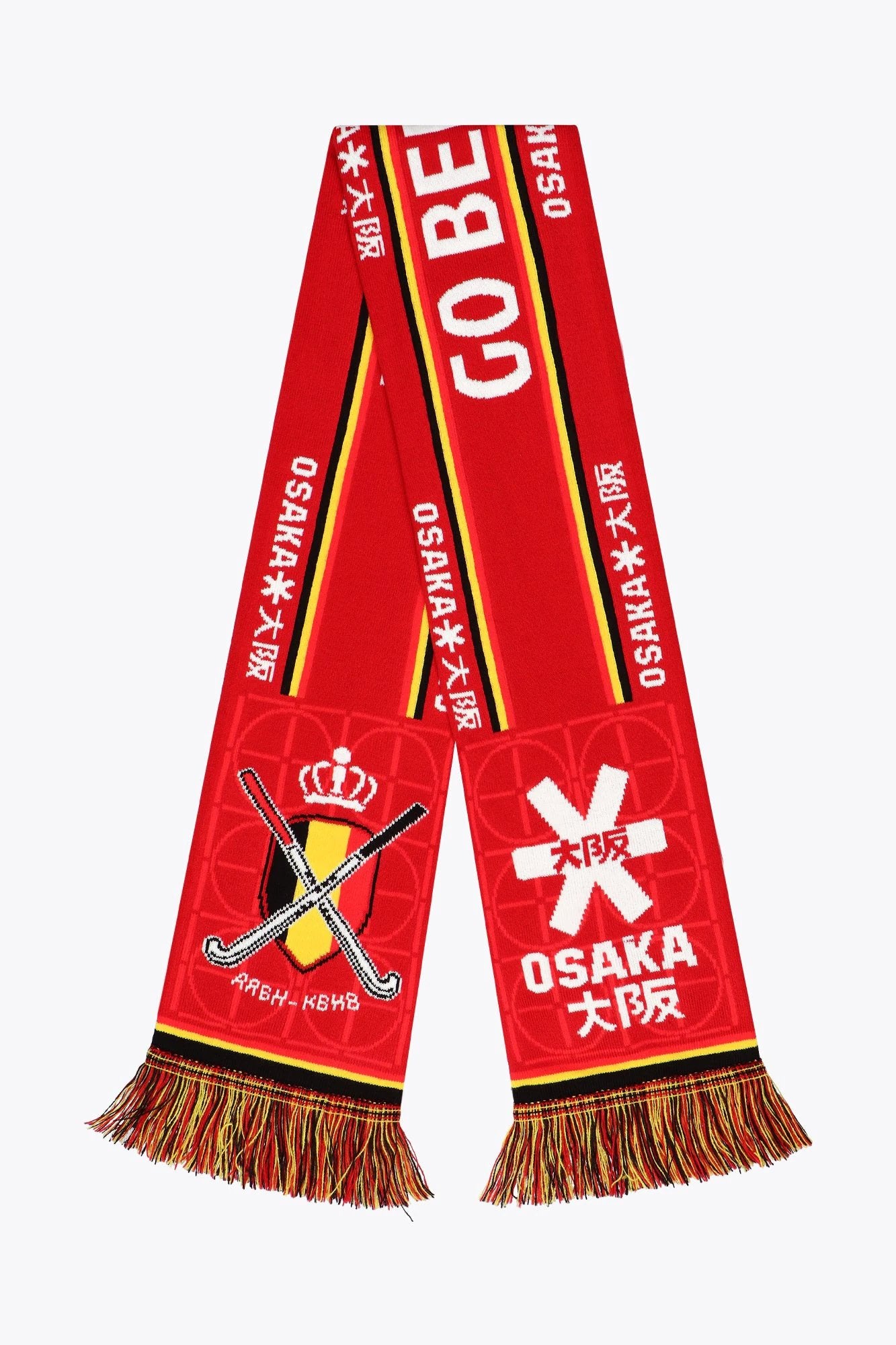 osaka-sciarpa-tifoso-ufficiale-belgio-kbhb-rossa image 1