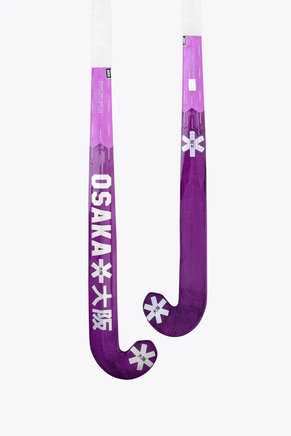 osaka-indoor-hockey-stick-pro-bow-10-futurelab-rose-bud image 1