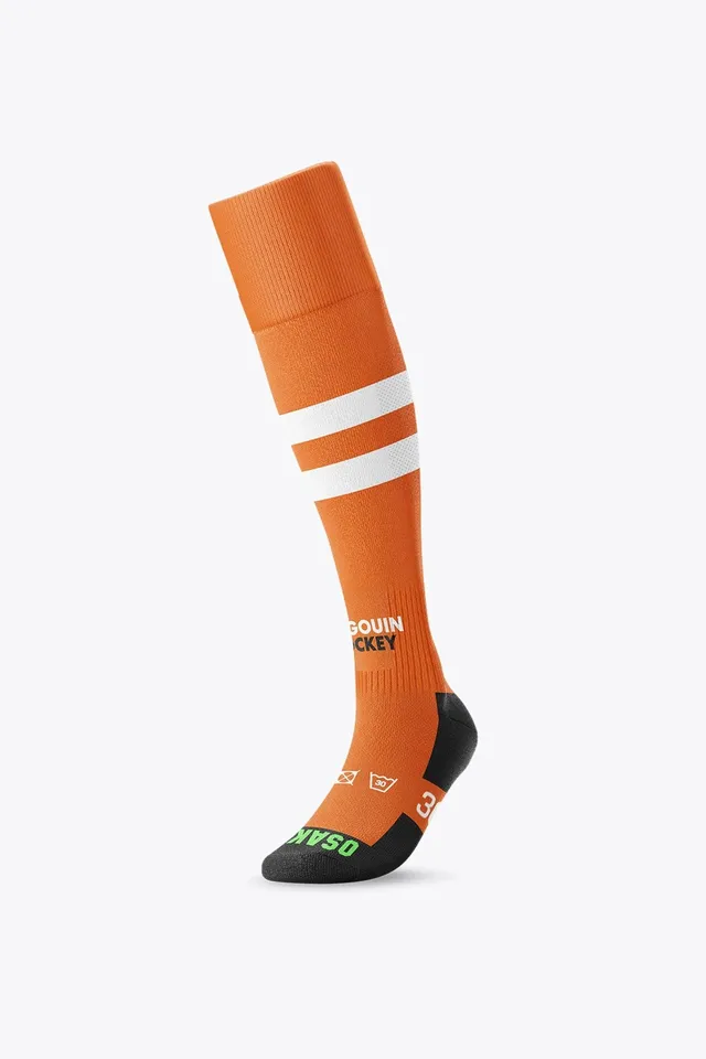 osaka-pingouin-calze-hockey-arancione image 1