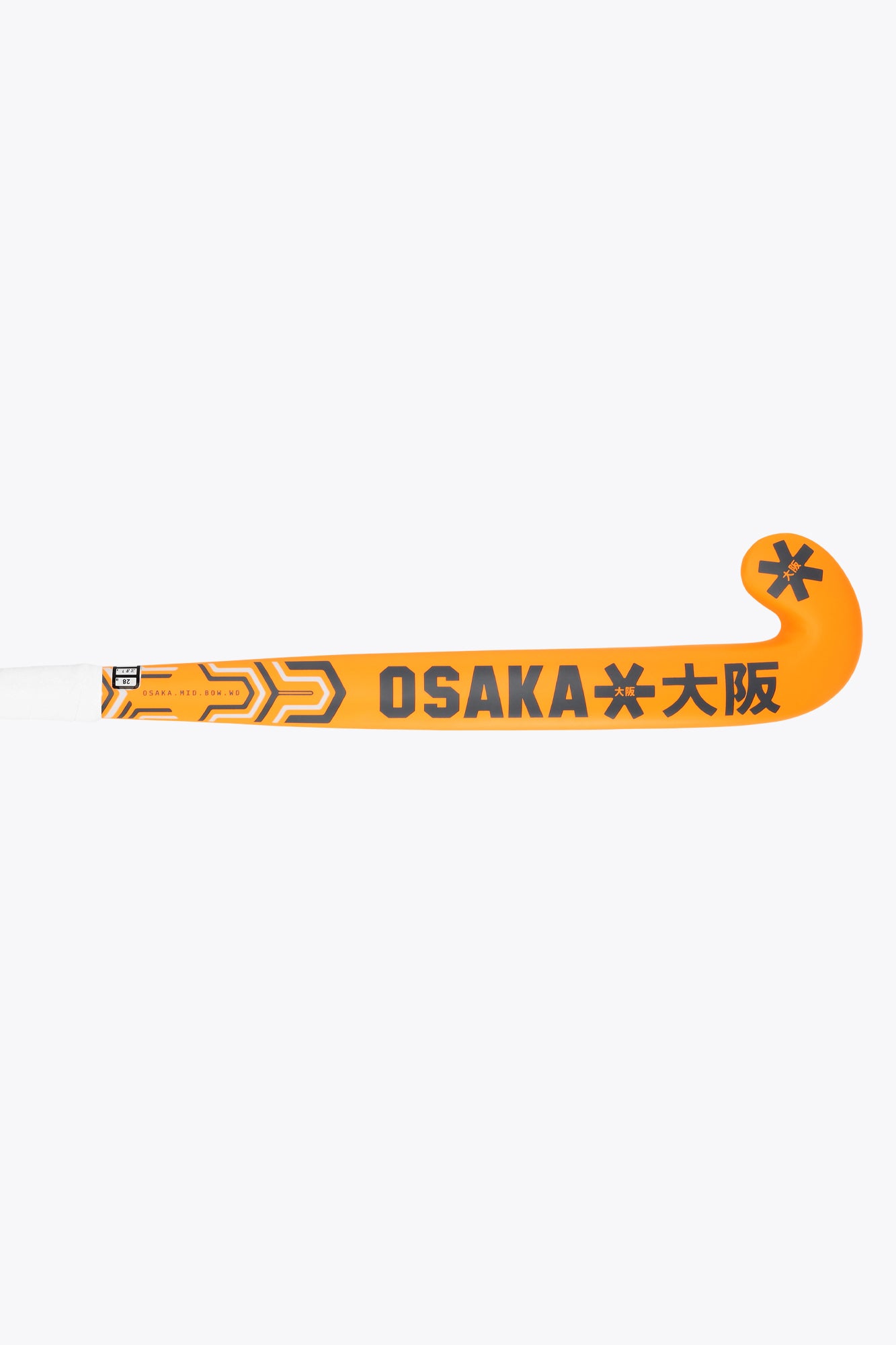osaka-field-hockey-stick-mid-bow-wd-mazza-hockey-legno-orange-tiger image 4