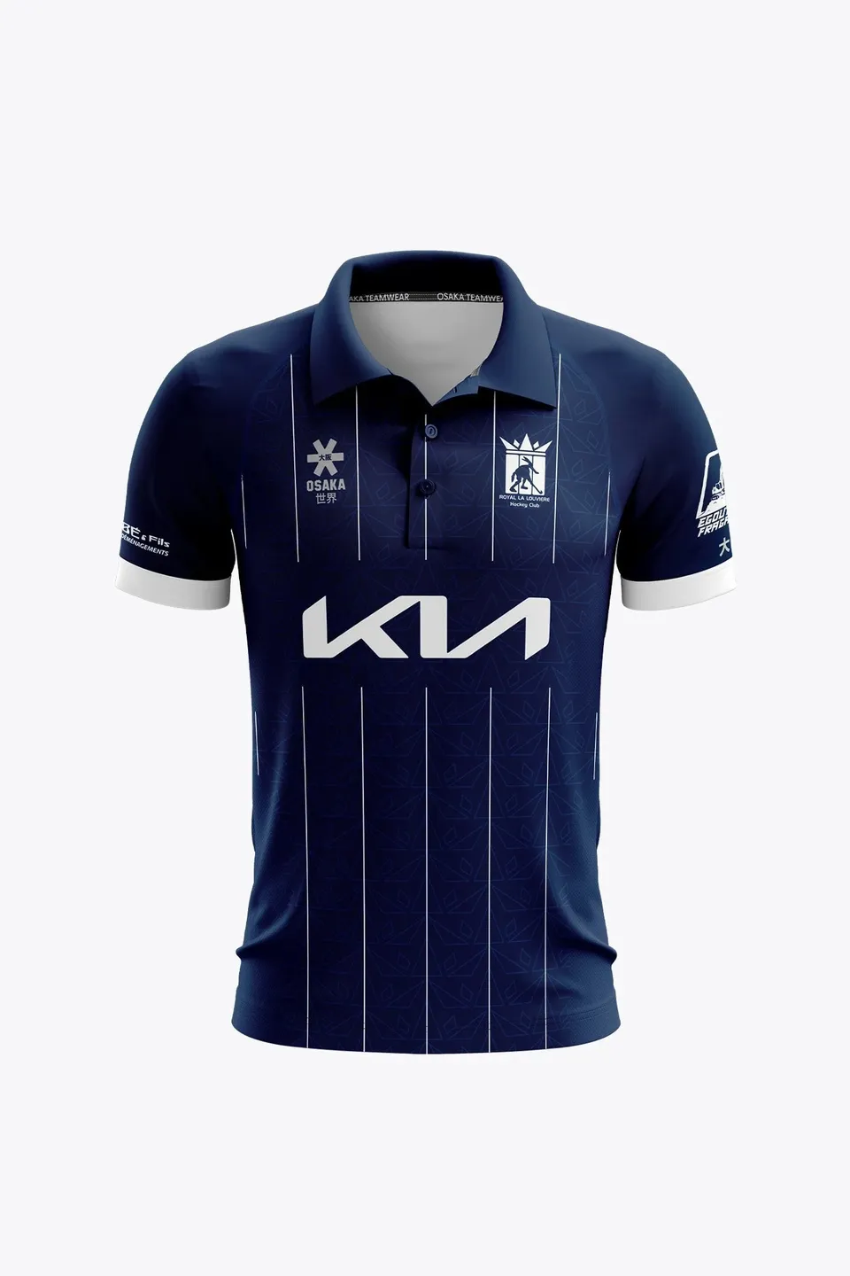 osaka-la-louvi-re-polo-jersey-donna-navy image 1