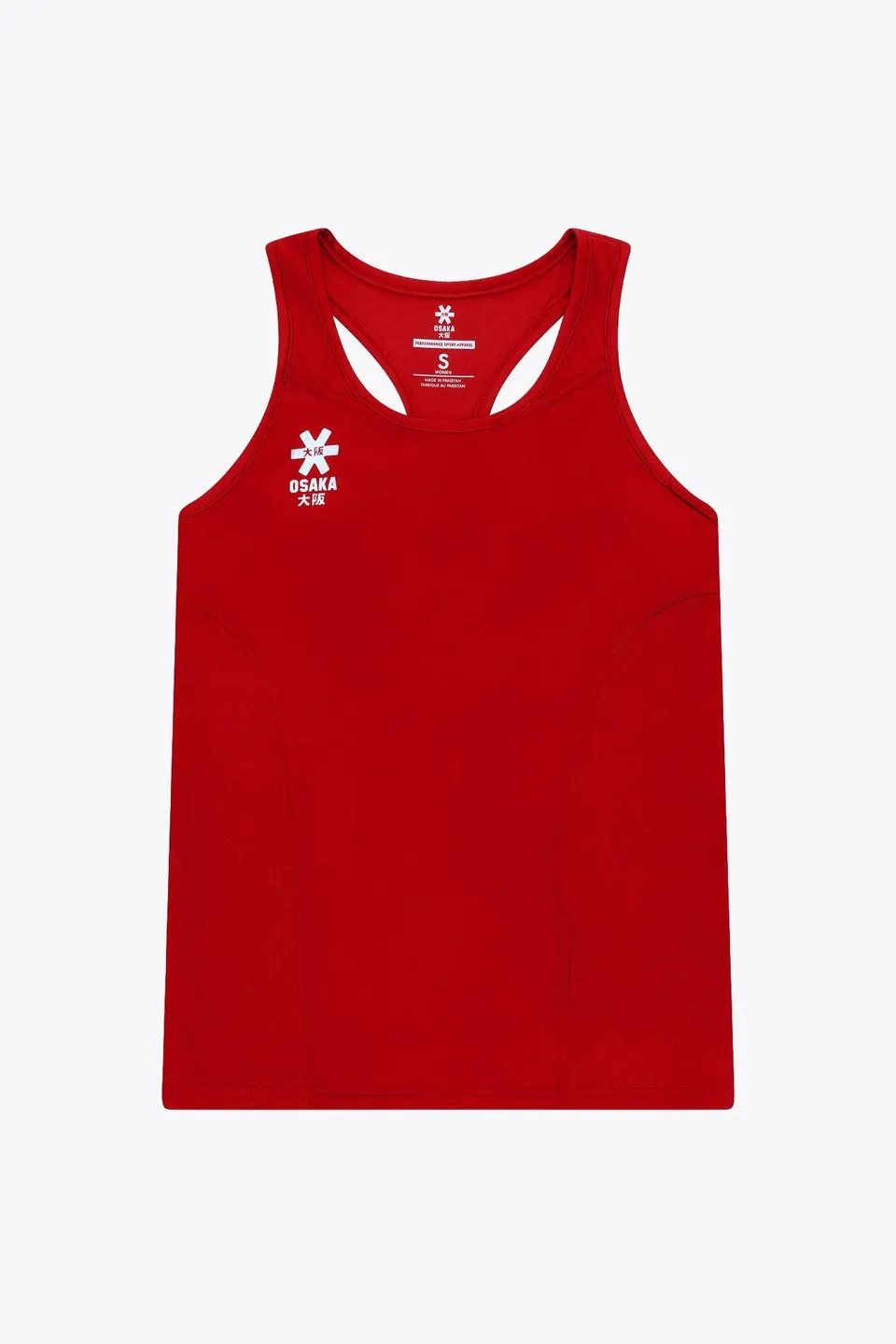 osaka-women-singlet-canotta-training-donna-red image 1