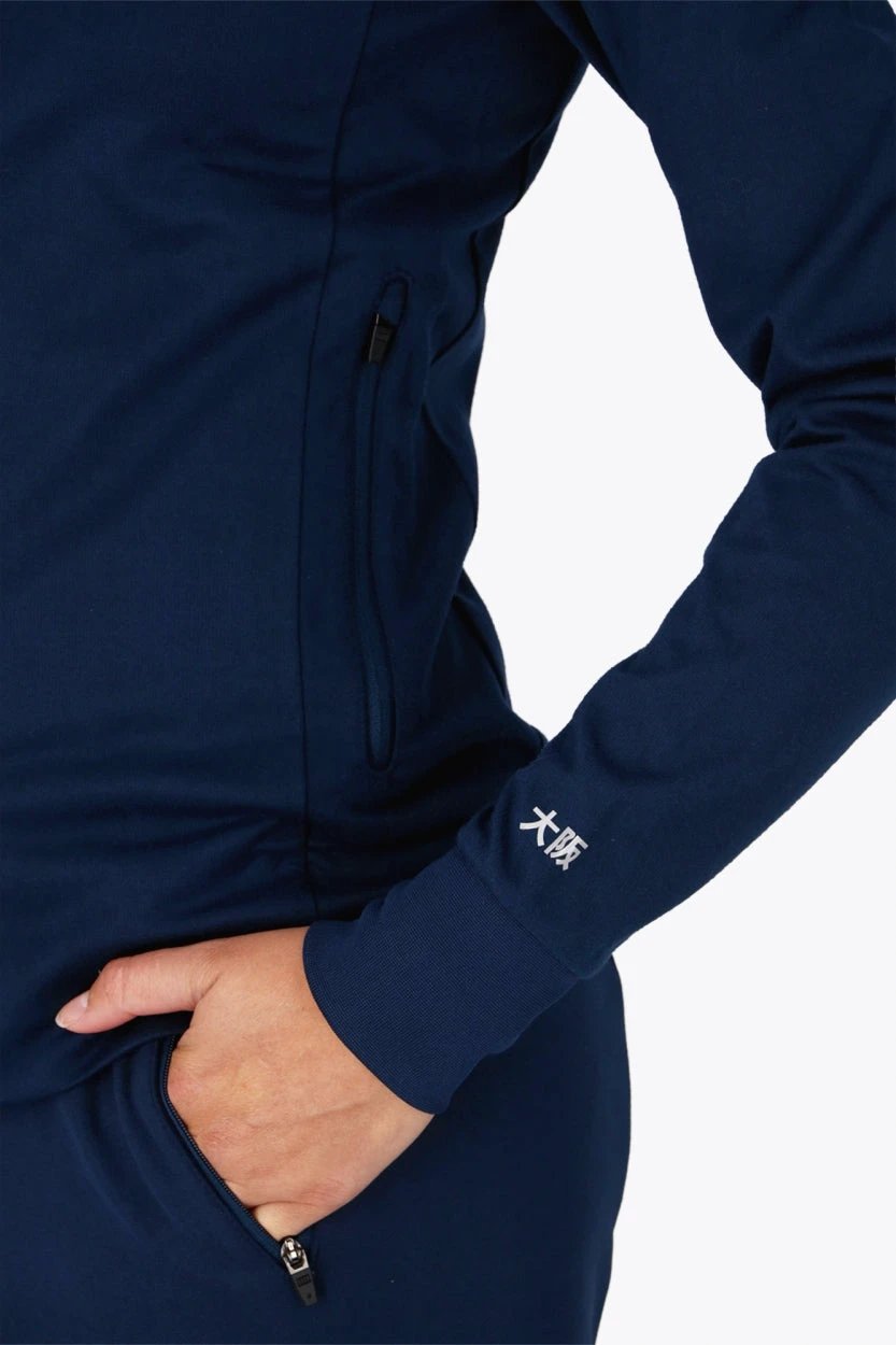 osaka-women-track-top-giacca-track-donna-navy image 7