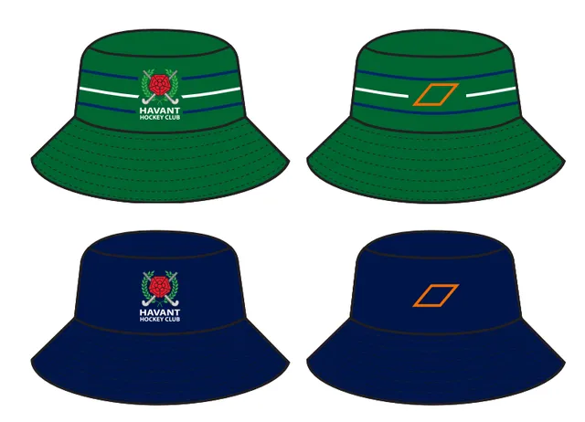 grays-havant-hc-bucket-hat-verde-cappello-club-adulto image 1