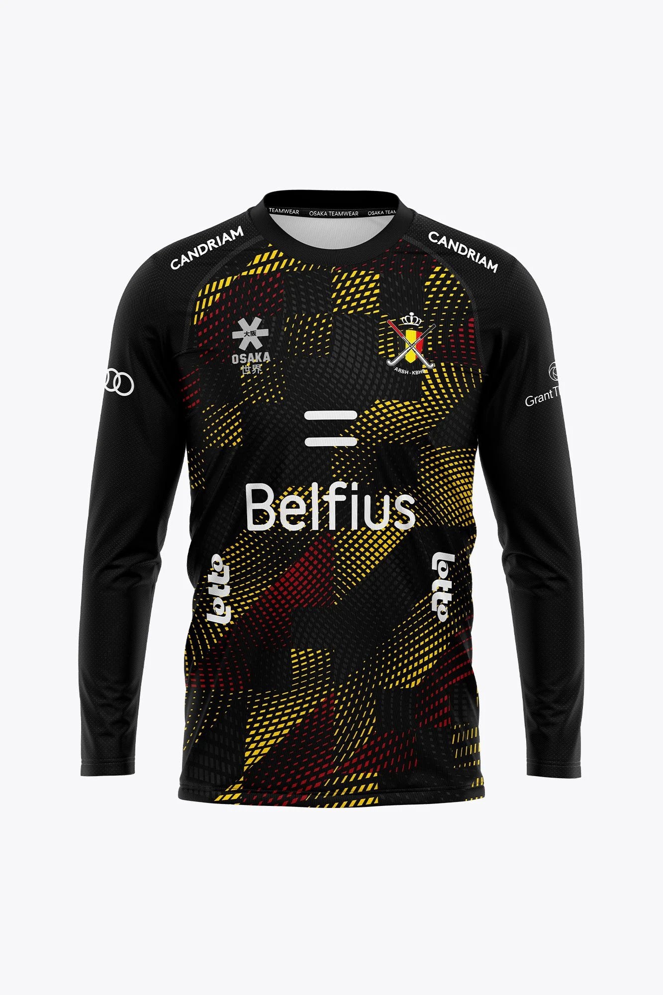 osaka-belgium-goal-keeper-tee-manica-lunga-donna-black image 1