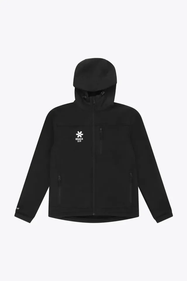 osaka-unisex-softshell-jacket-con-cappuccio-black image 1