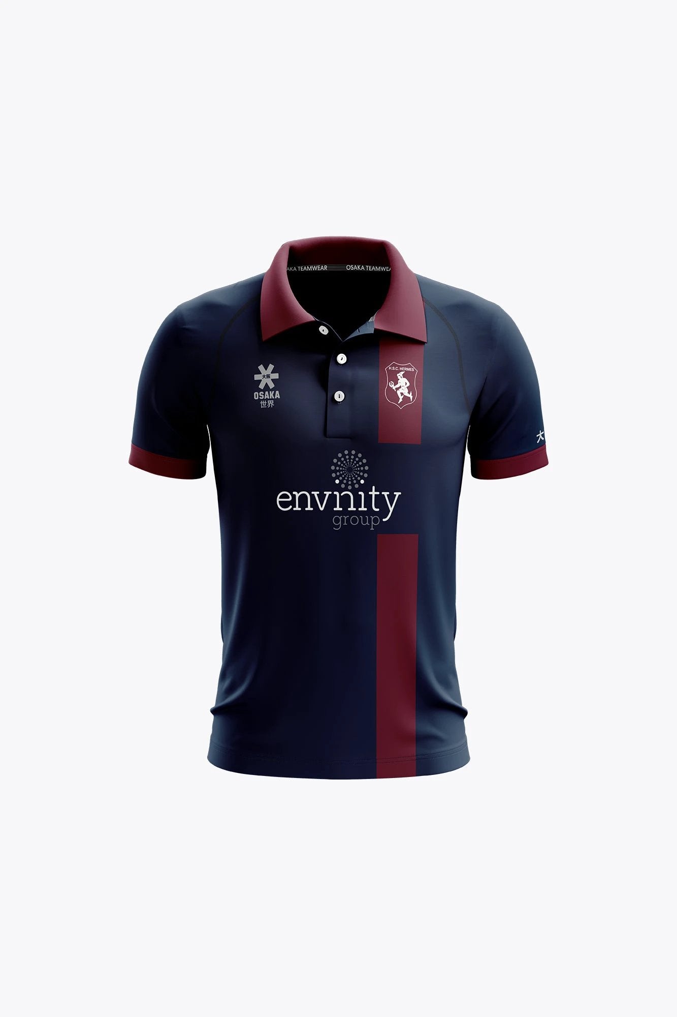osaka-hermes-kids-polo-jersey-navy-burgundy-polo-bambino image 1