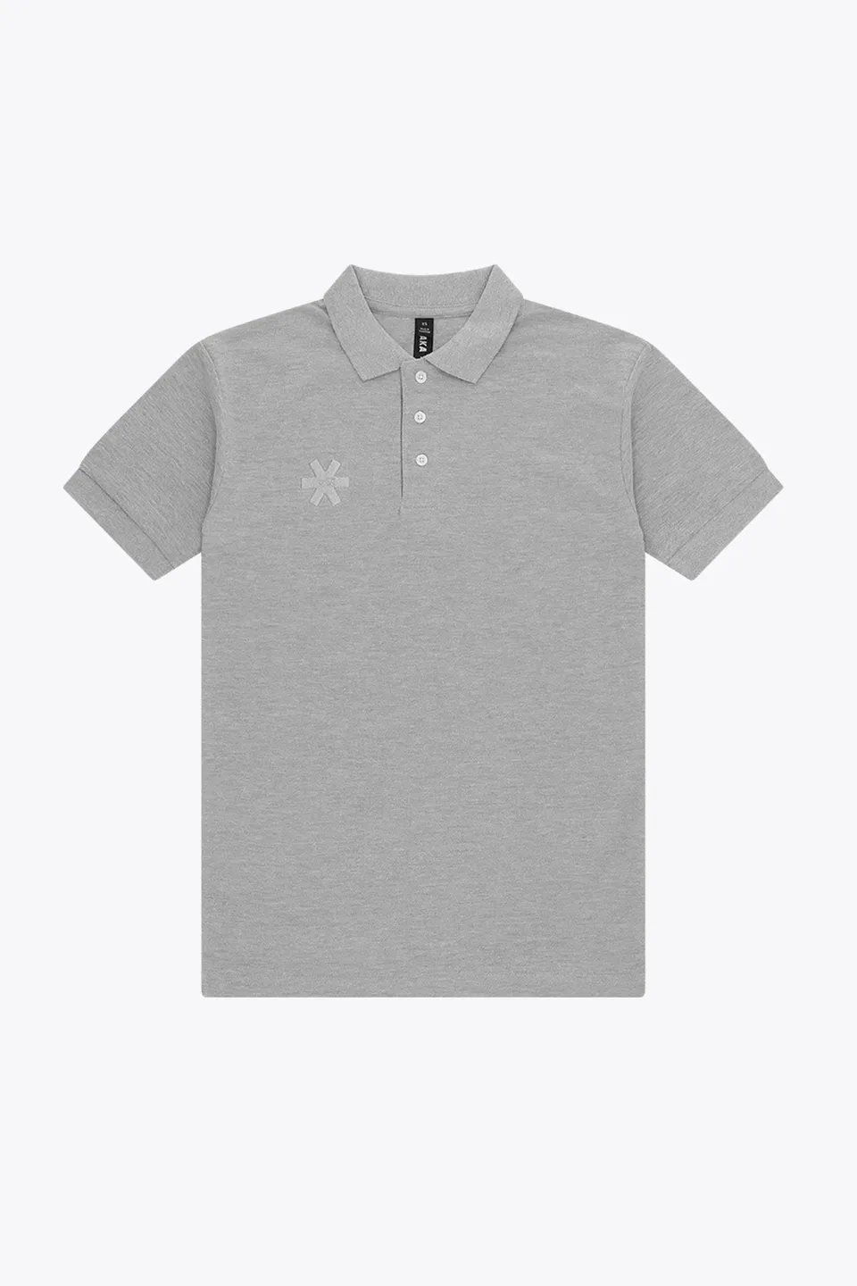 osaka-polo-basic-unisex-grigio-melange image 1