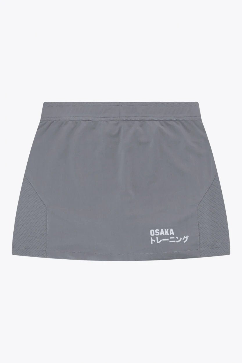 osaka-women-training-skort-gonna-pantaloncino-donna-grigio-chiaro image 2