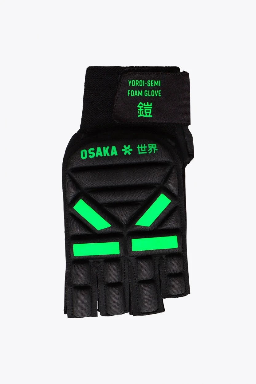osaka-guanto-hockey-yoroi-semi-foam-mano-sinistra-iconic-black image 1