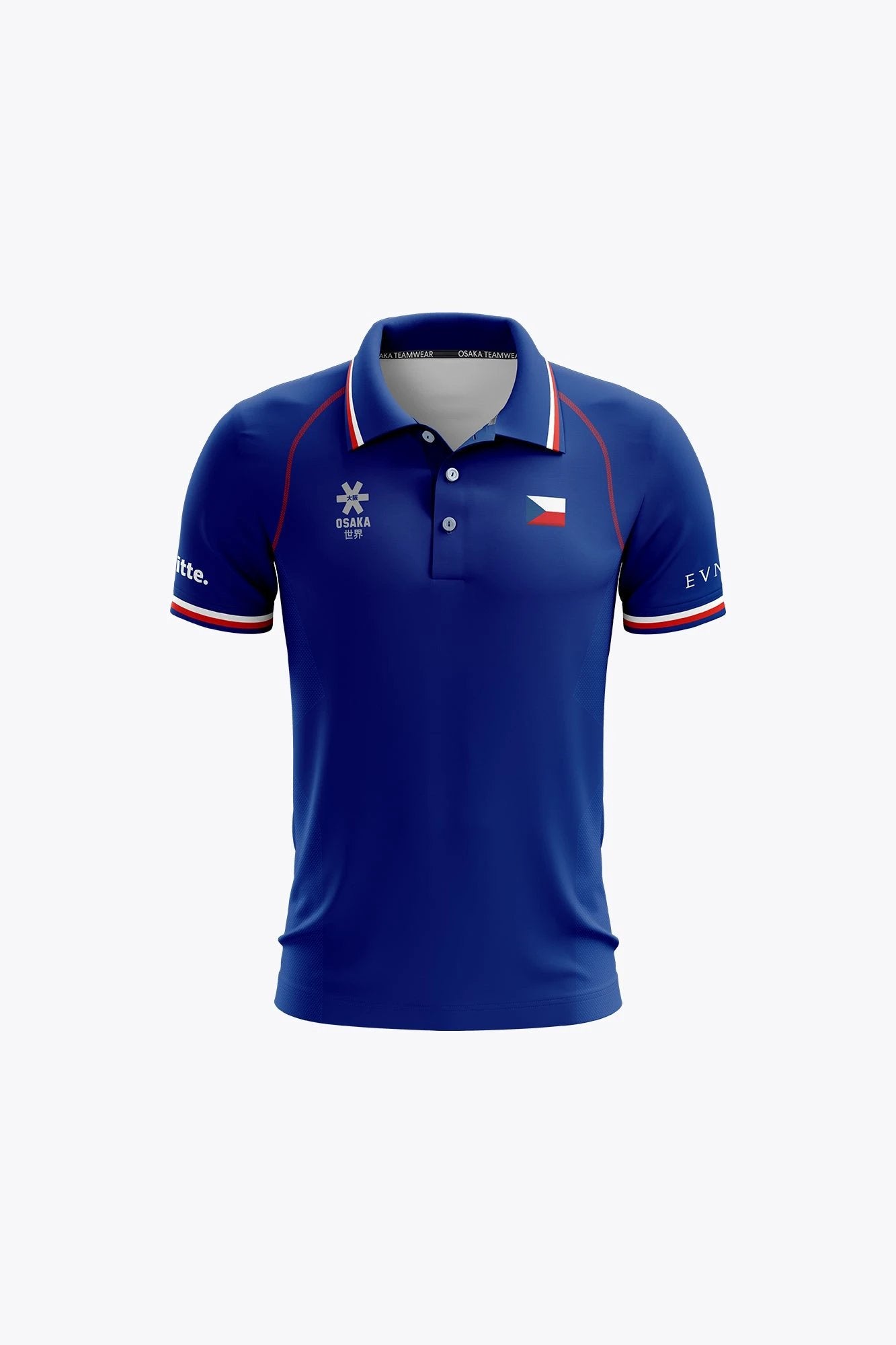 osaka-polo-jersey-bambino-czech-republic-blu-royal image 1