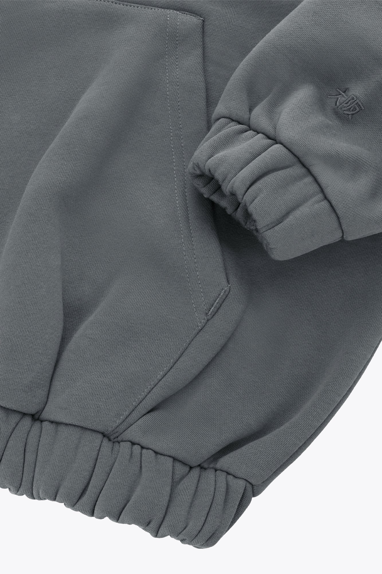 osaka-women-full-zip-sweater-felpa-donna-dark-grey-melange image 5
