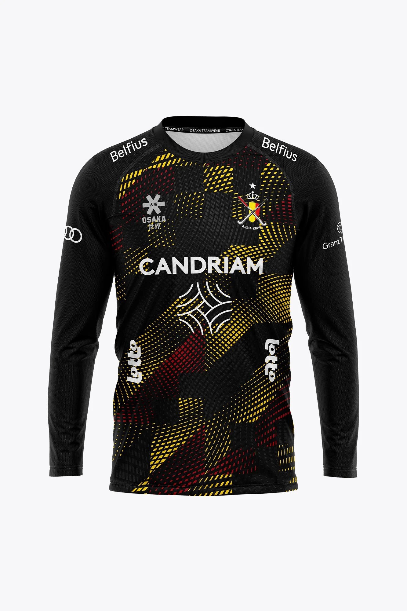 osaka-belgium-goal-keeper-tee-maniche-lunghe-uomo-maglia-portiere-nero image 1