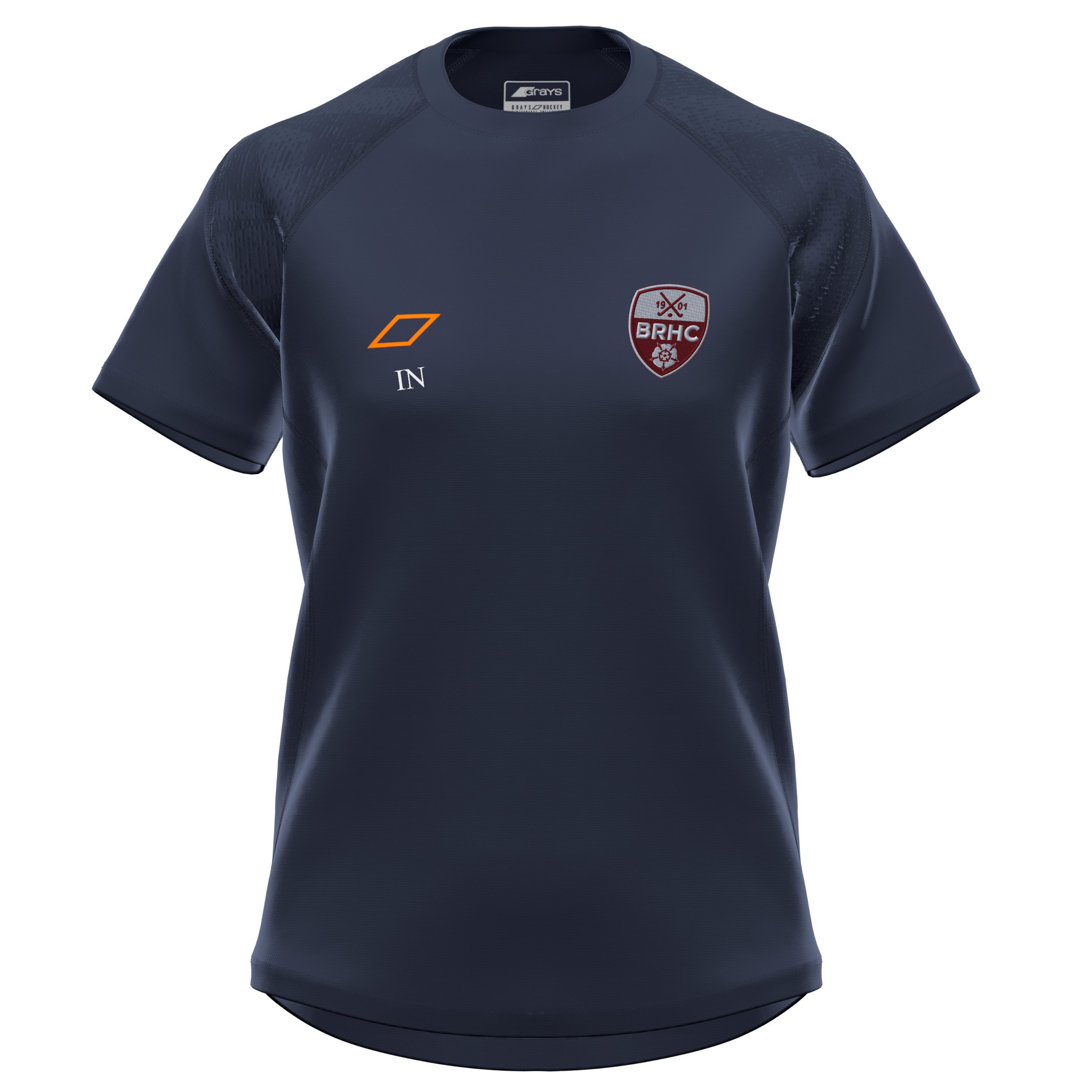 grays-ben-rhydding-hc-gts-maglia-training-s-s-donna-navy image 1