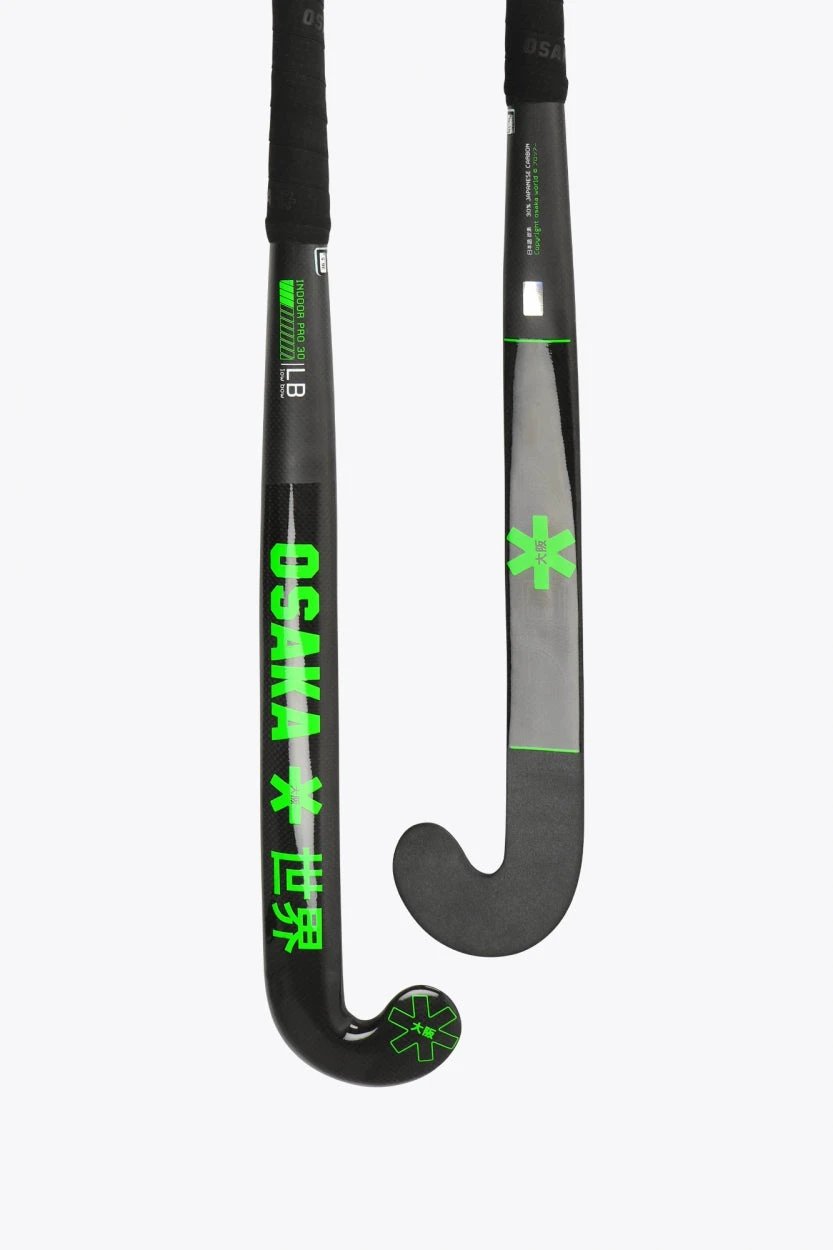 osaka-indoor-hockey-stick-pro-tour-30-low-bow-iconic-black image 1