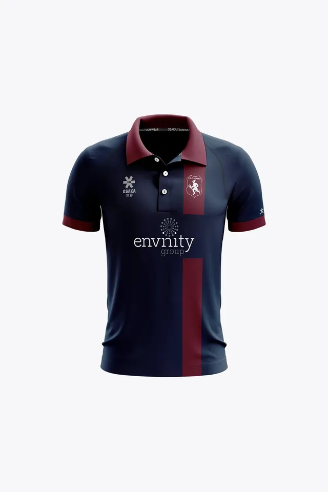 osaka-hermes-kids-polo-jersey-navy-burgundy-polo-bambino image 1