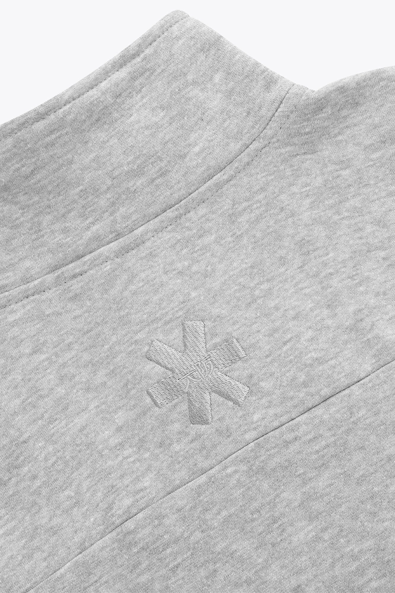 osaka-men-half-zip-sweater-felpa-mezza-zip-uomo-heather-grey image 5