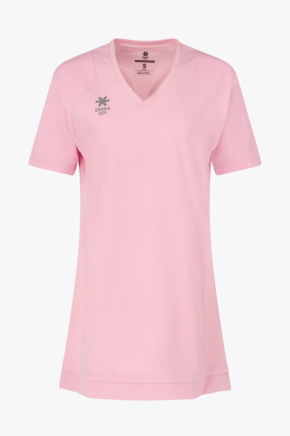 osaka-women-v-neck-tech-dress-abito-tecnico-fondant-pink image 1