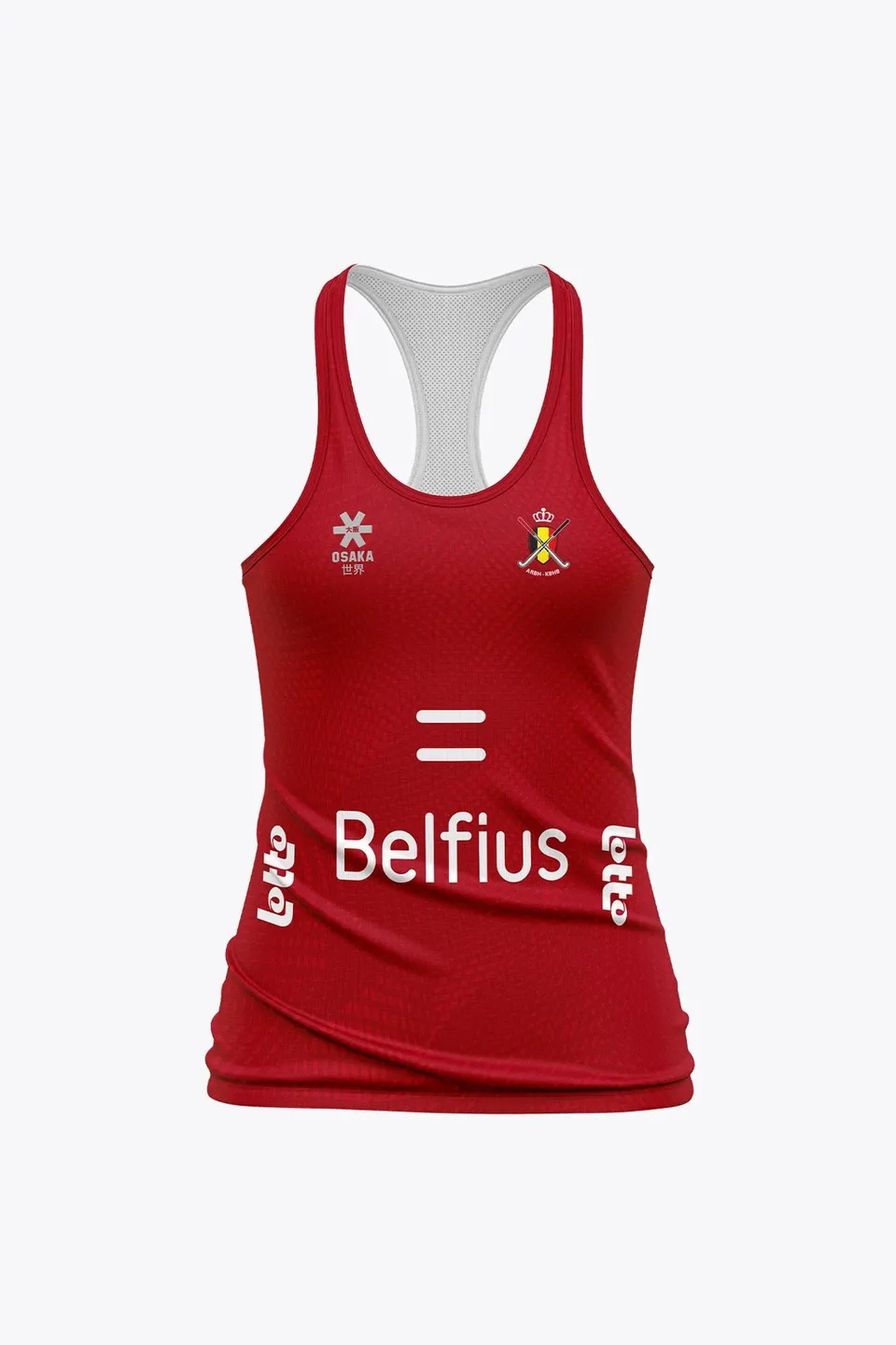 osaka-kbhb-official-belgium-women-singlet-canotta-training-red image 1