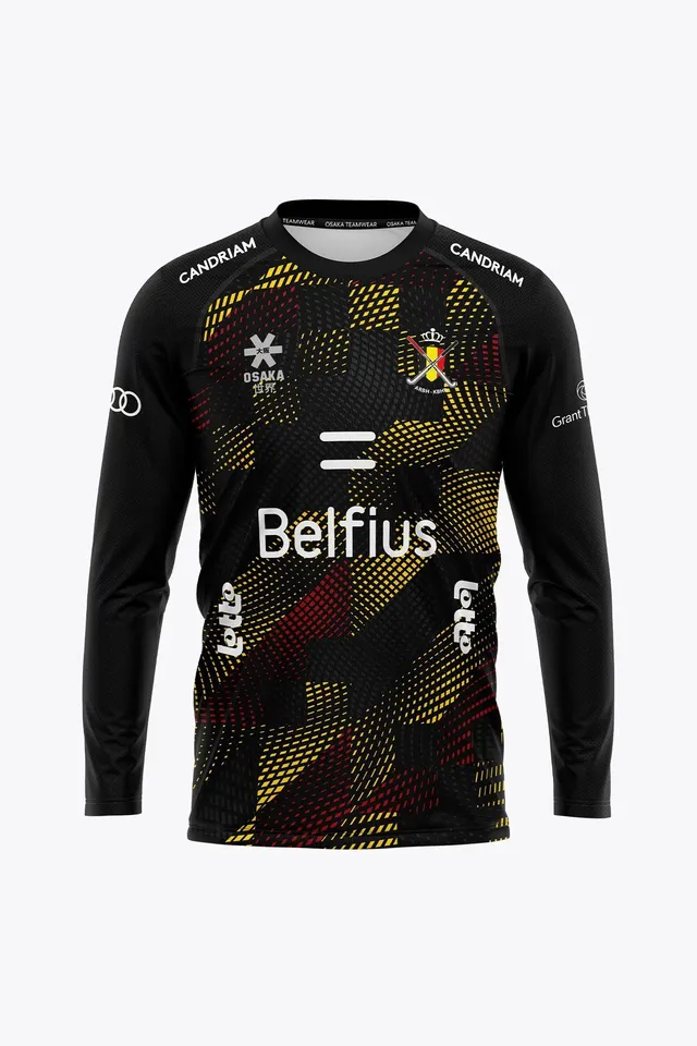 osaka-belgium-goal-keeper-tee-manica-lunga-donna-black image 1