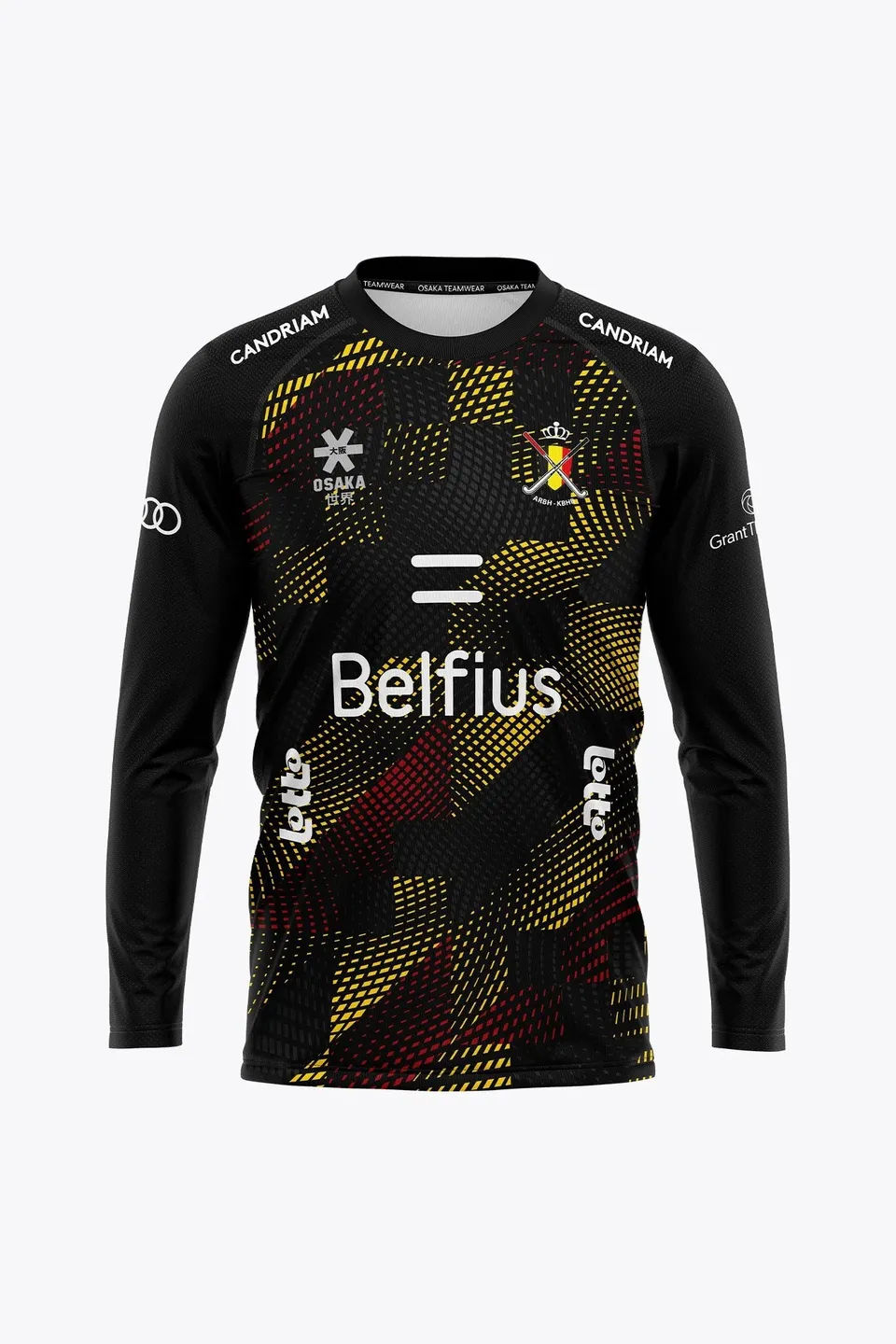 osaka-belgium-goal-keeper-tee-manica-lunga-donna-black image 1