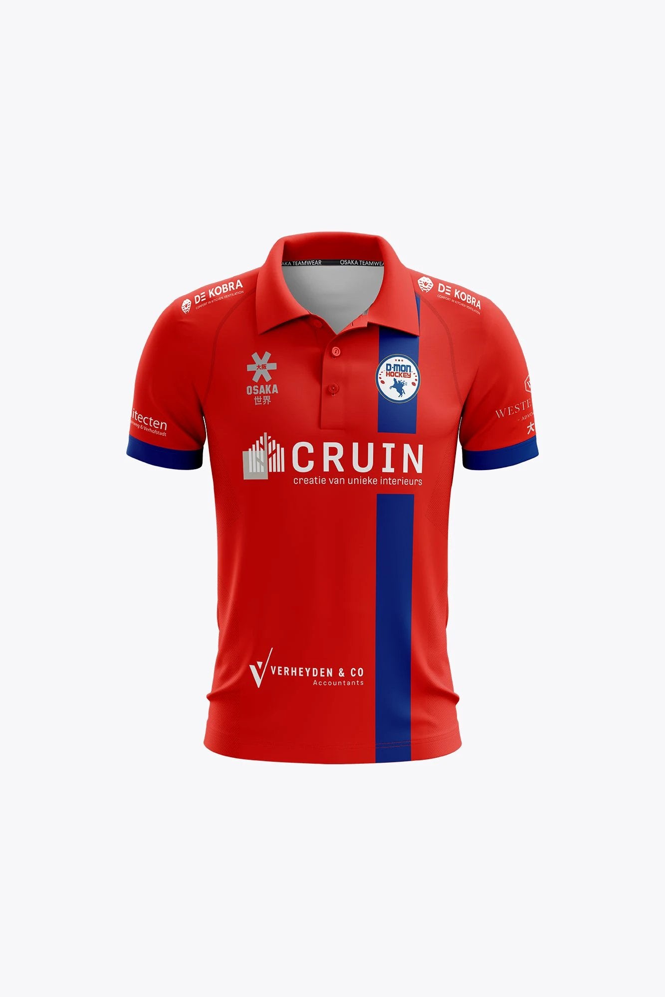 osaka-dendermonde-kids-polo-jersey-rosso image 1